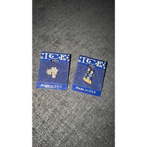 Winter Lapel pins set 2 pcs BRAND NEW